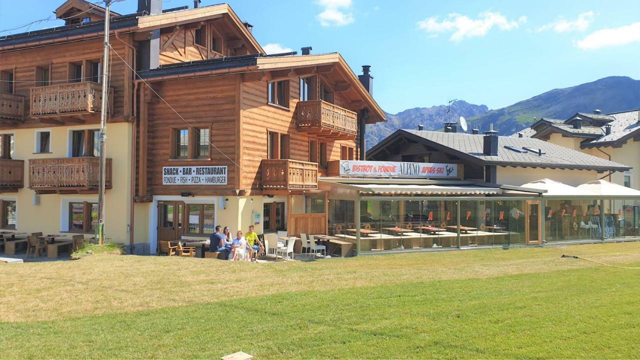 Alpino Lodge Bivio Ливиньо Экстерьер фото