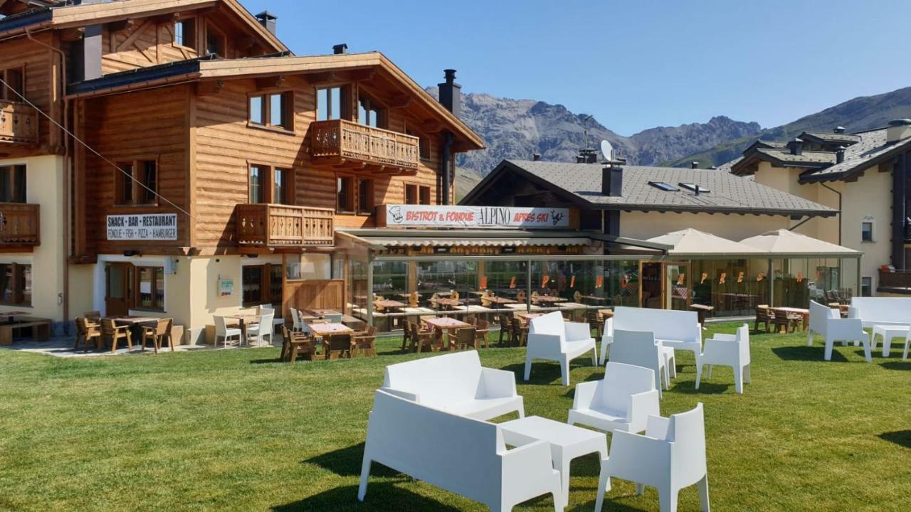 Alpino Lodge Bivio Ливиньо Экстерьер фото